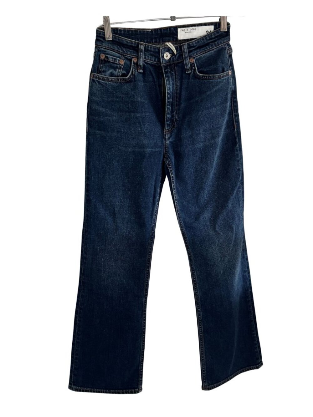 Rag & Bone Casey High Rise Ankle Flare Medium Wash Jeans
